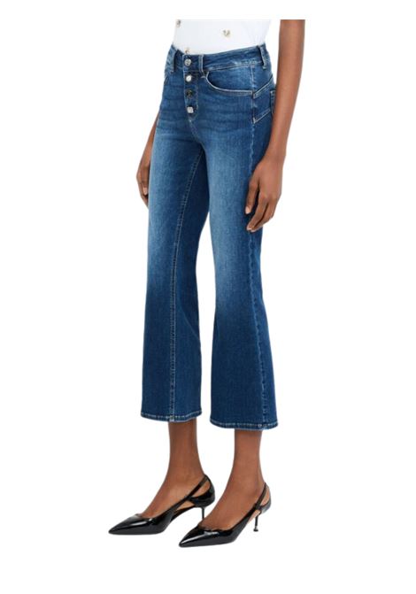 Jeans flare con bottoni gioiello Liu Jo | UF5040D461578539